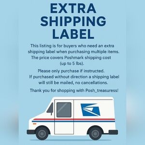 📦 Extra Shipping Label
